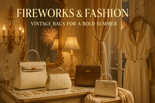 Fireworks & Fashion: Vintage Bags for a Bold Summer