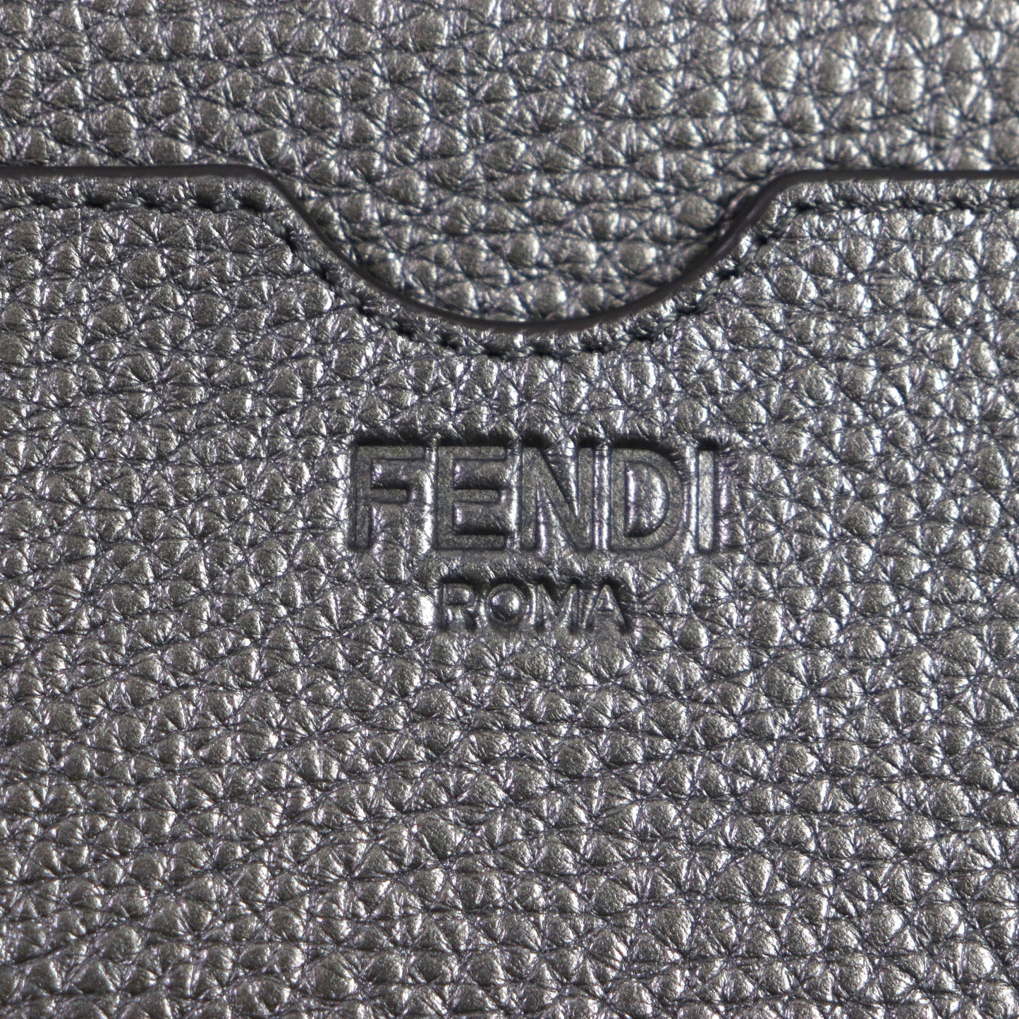FENDI Shoulder Bag 7M0344 Main: Leather Graphite, GRAPHITE/RUBLS Mini camera bag mens Used Authentic