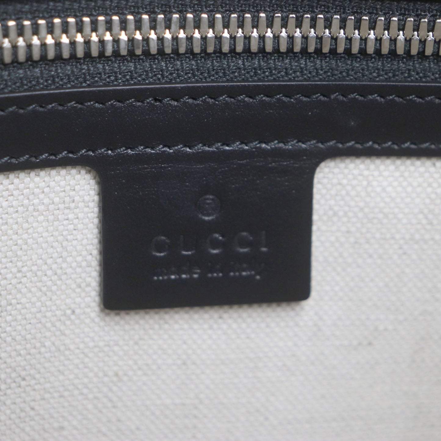 GUCCI Clutch bag 646449 Main: Leather black mens Used Authentic