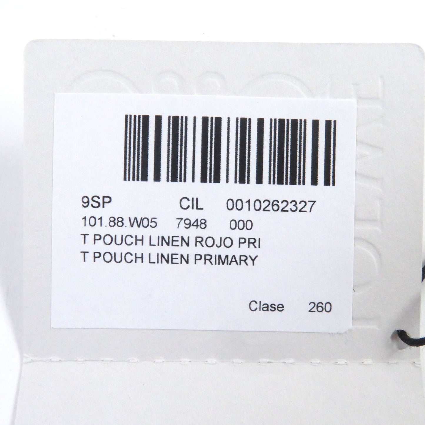 LOEWE Clutch bag Main: Leather Red mens Used Authentic