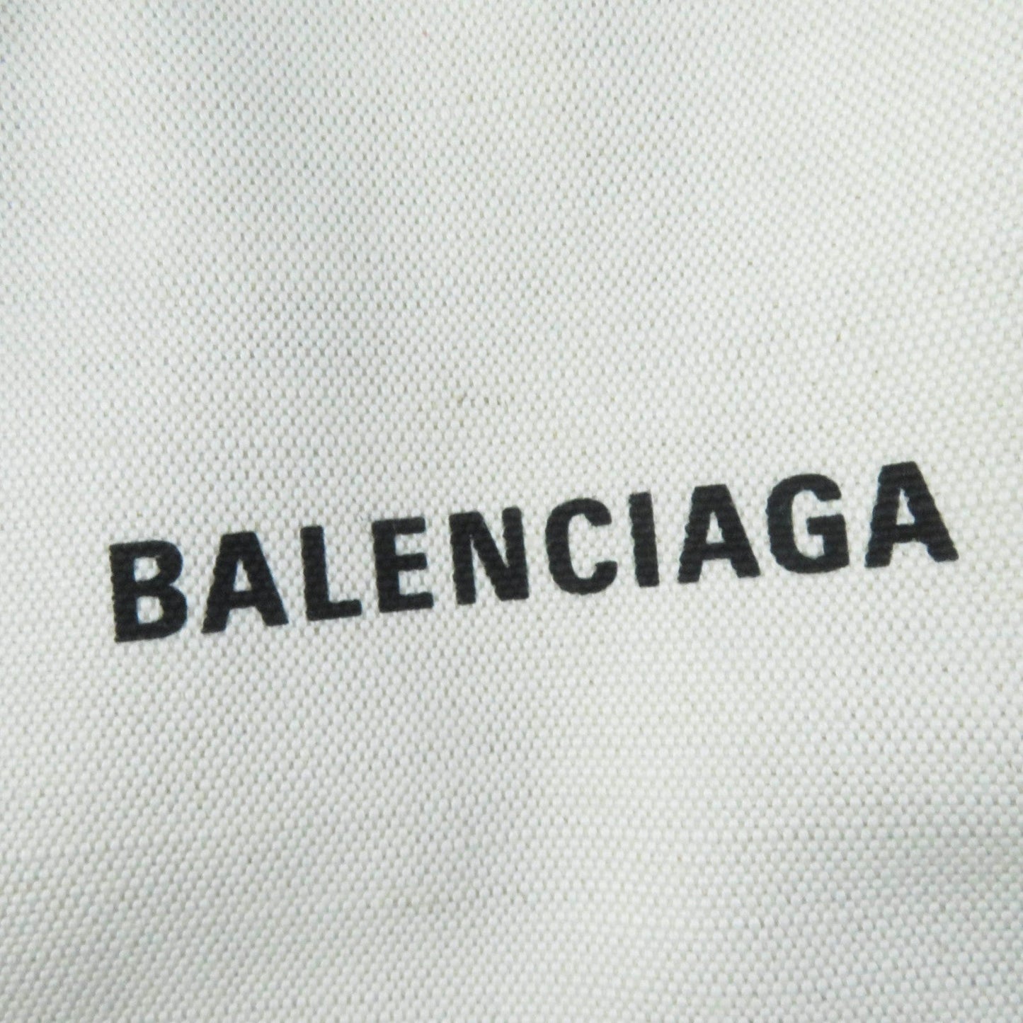 BALENCIAGA Handbag 339933 Main: Cotton canvas, calfskin beige Small cabas Women Used Authentic