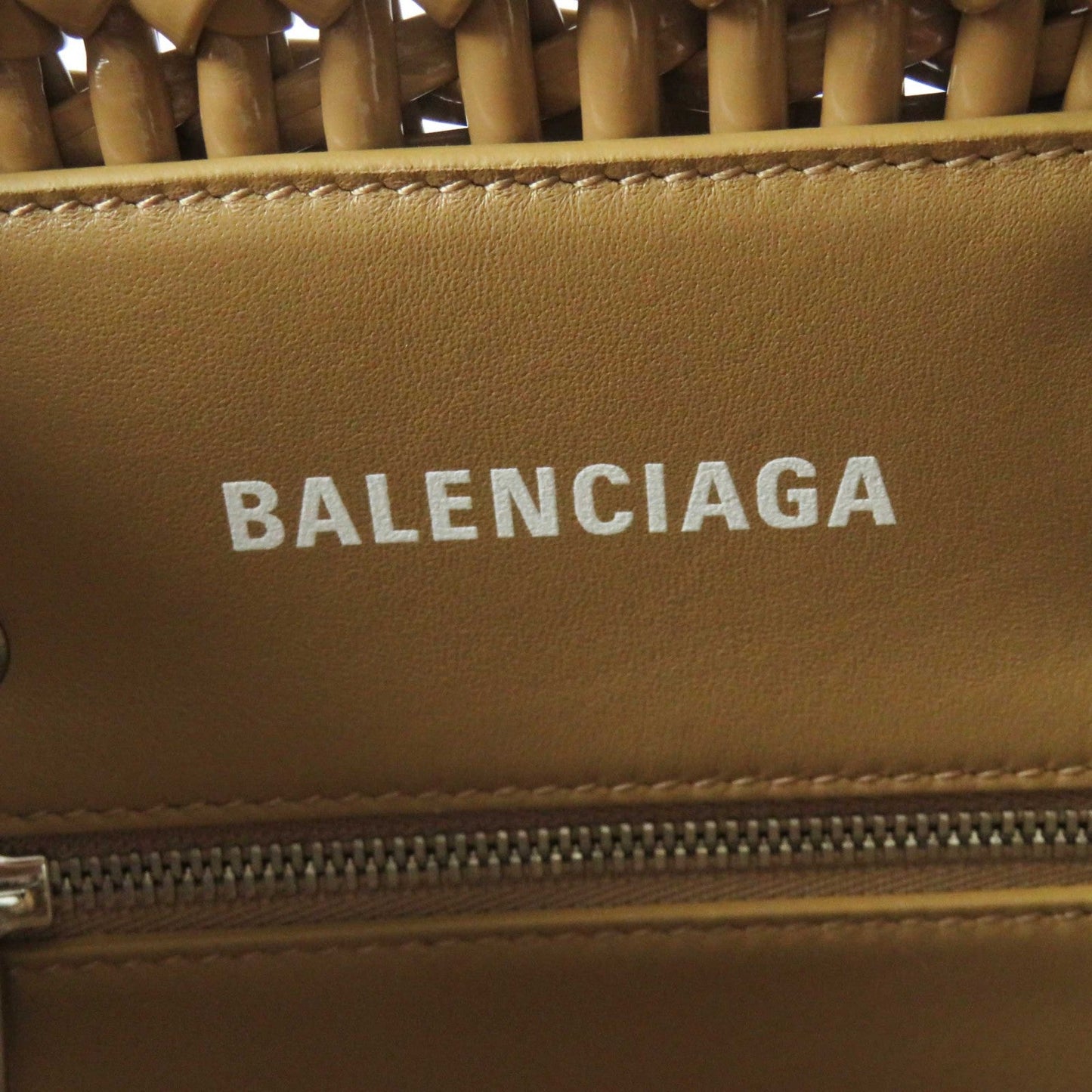 BALENCIAGA Other bag patent beige BISTRO Bistro XS Women Used Authentic
