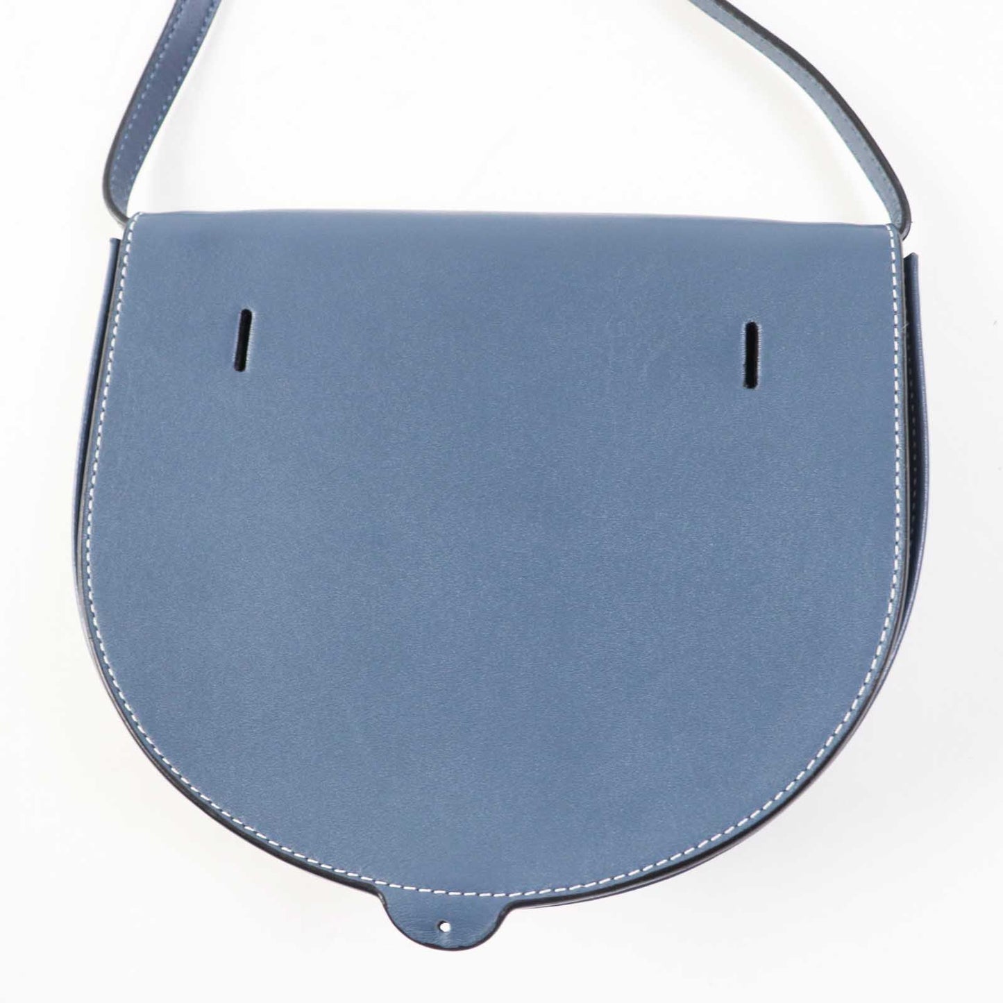 LOEWE Shoulder Bag Main: Leather blue Women Used Authentic