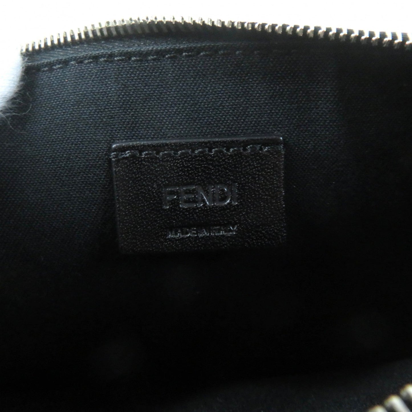 FENDI Pouch 8M0341 Main: Leather black Karito Women Used Authentic
