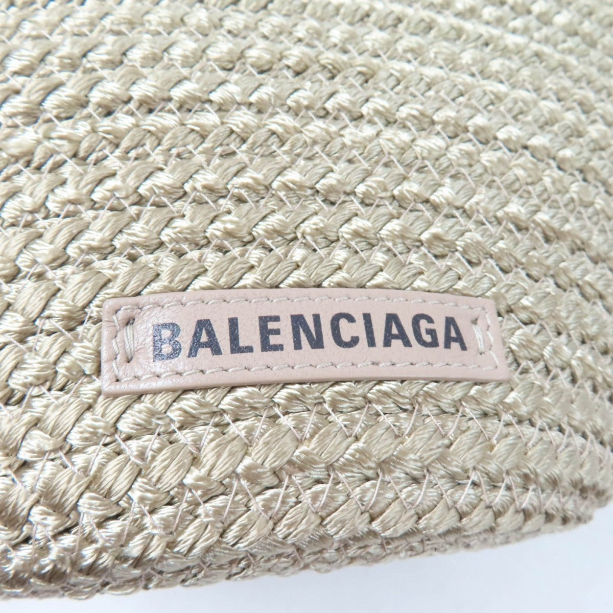 BALENCIAGA Handbag 695612 Nylon khaki Ibiza Small Women Used Authentic