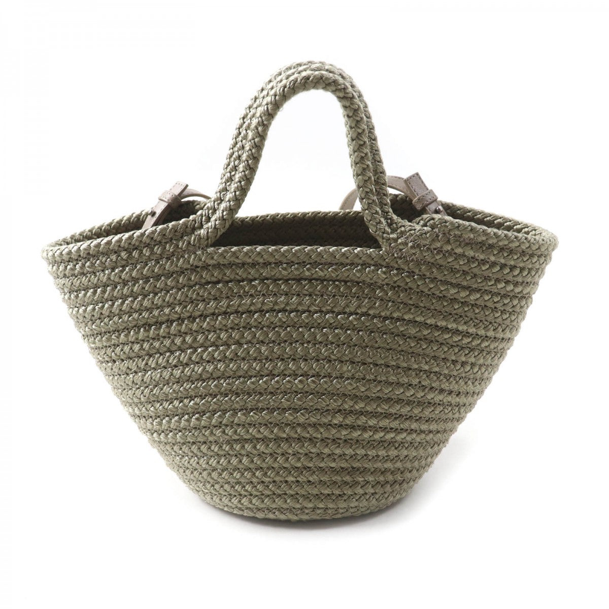 BALENCIAGA Handbag 695612 Nylon khaki Ibiza Small Women Used Authentic
