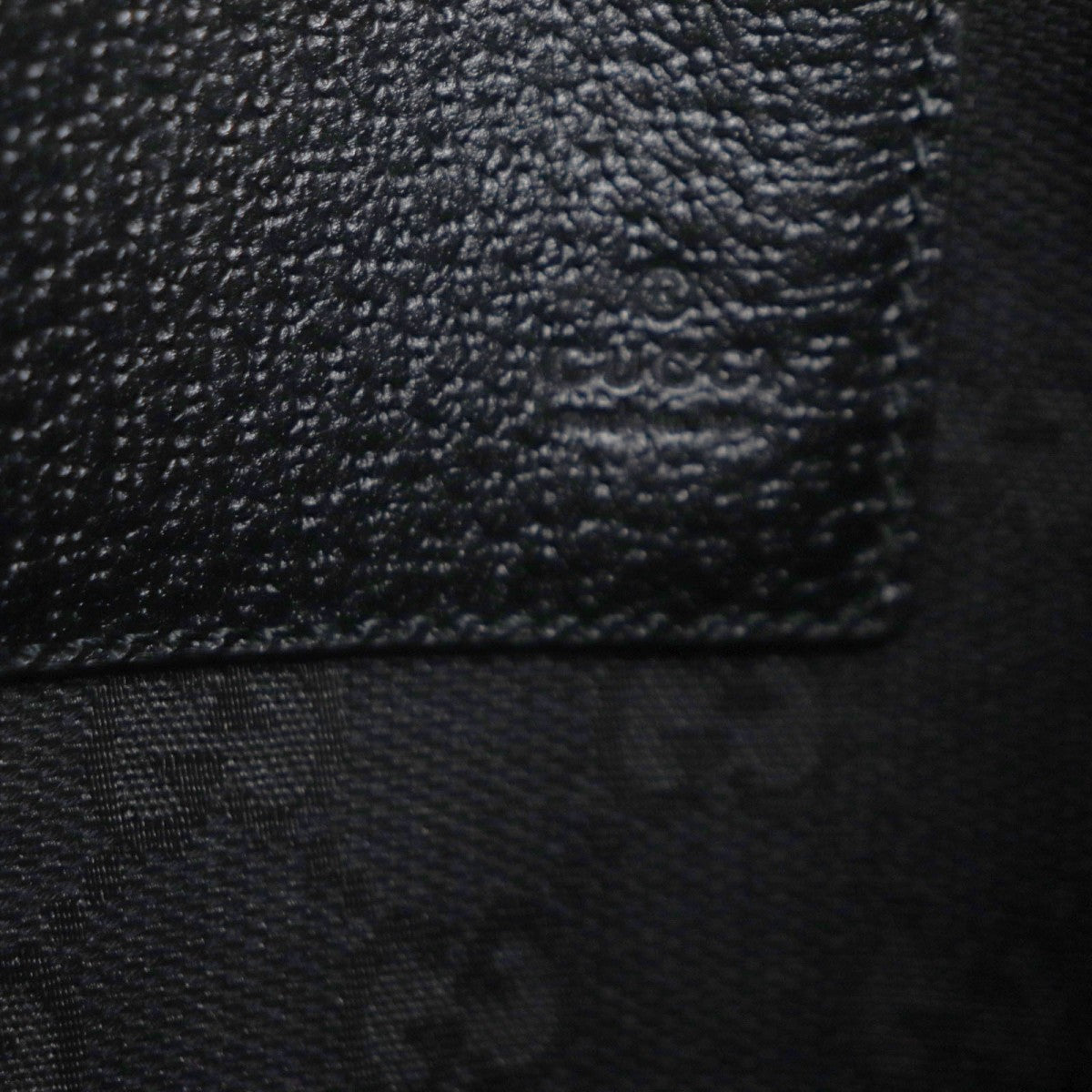 GUCCI Clutch bag 700524 Main: Leather black mens Used Authentic