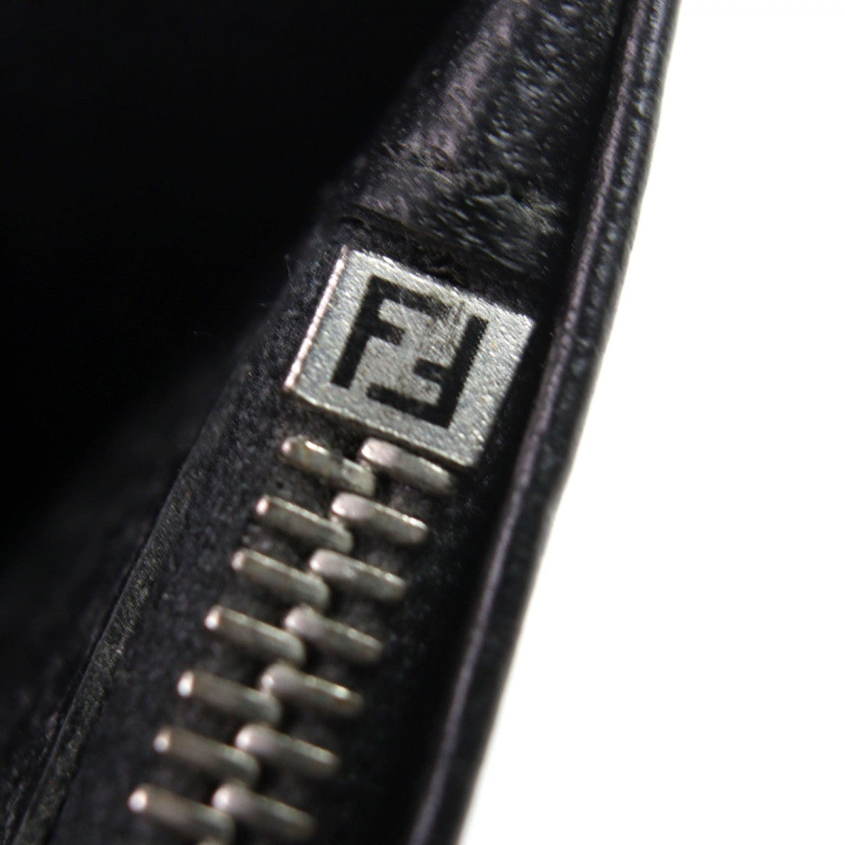 FENDI Long Wallet Purse 7M0186 Main: Calfskin gray SELLERIA SELLERIA mens Used Authentic