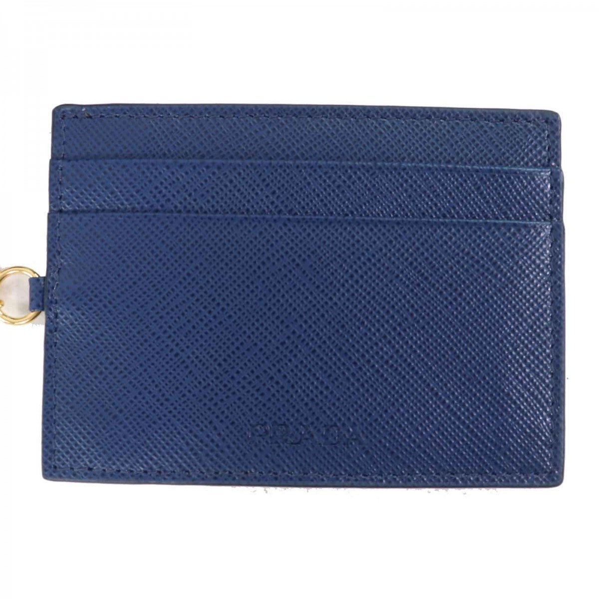 PRADA Long Wallet Purse 1MH132 Main: Saffiano leather BLUETTE Blue type SAFFIANO TRIANGOLO Women Used Authentic