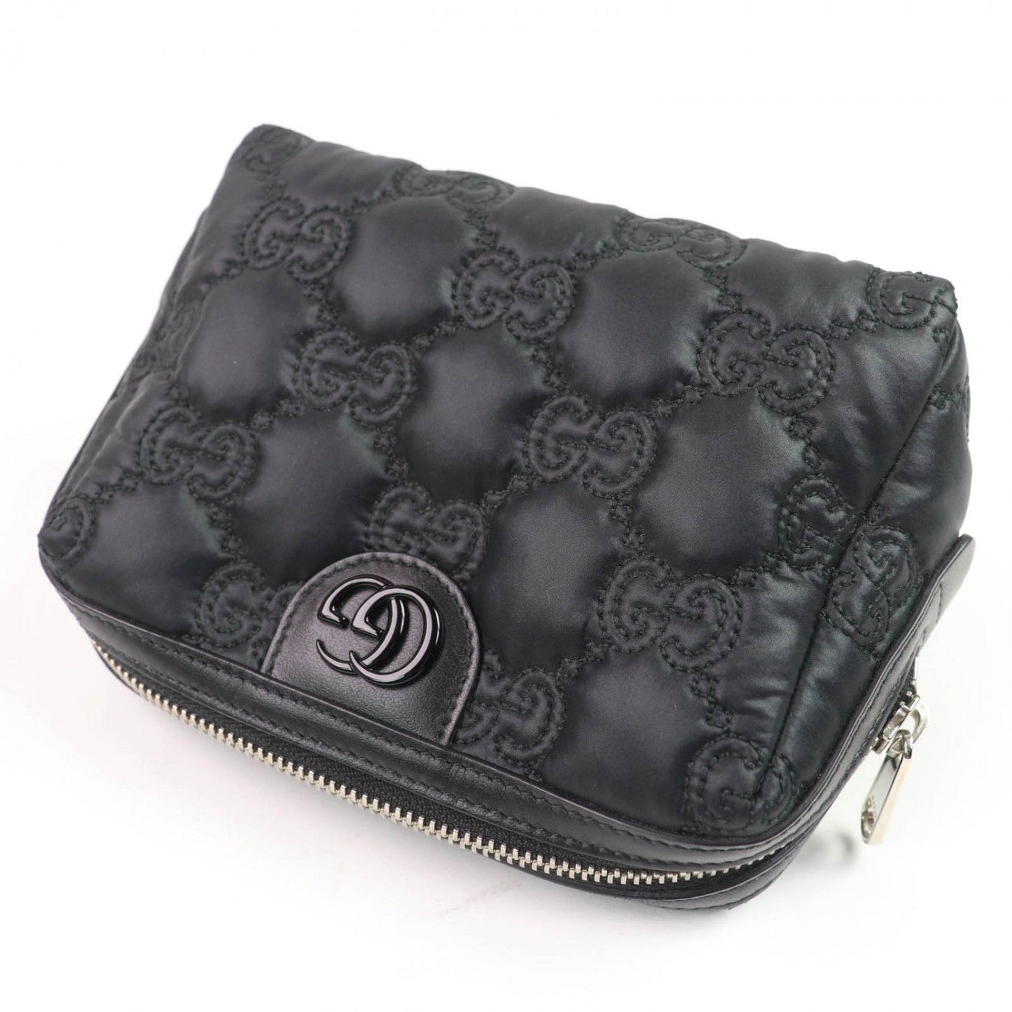 GUCCI Pouch 72604 Nylon Black purple