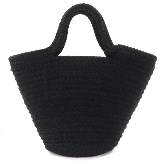 BALENCIAGA Shoulder Bag 695612 Nylon/Lambskin black Ibiza Small