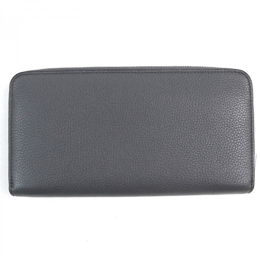 LOEWE Long Wallet Purse C660T12X02 Soft grain calf Anthracite Grey Zip Around Wallet