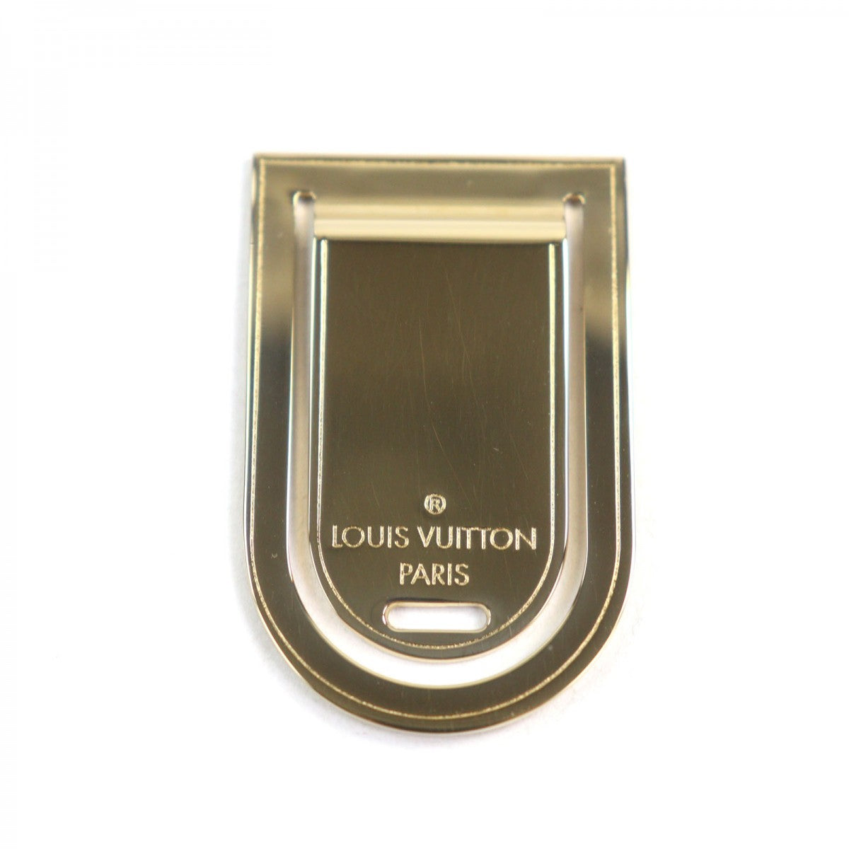 LOUIS VUITTON Money clip M65068 metal gold Panth A Vie Porto Address