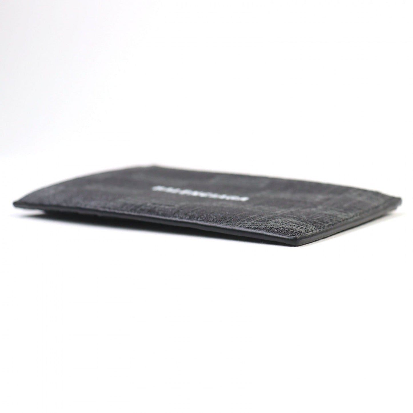 BALENCIAGA Coin case 640535 leather black CASH
