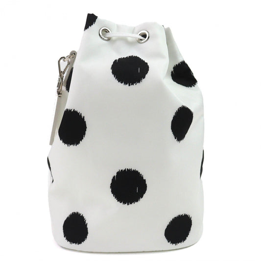 PRADA Pouch 1NA369 Recycled nylon White black