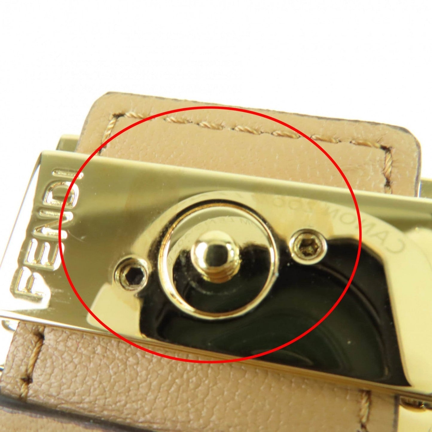 FENDI Long Wallet Purse 8M0251 Nappa leather Brown type