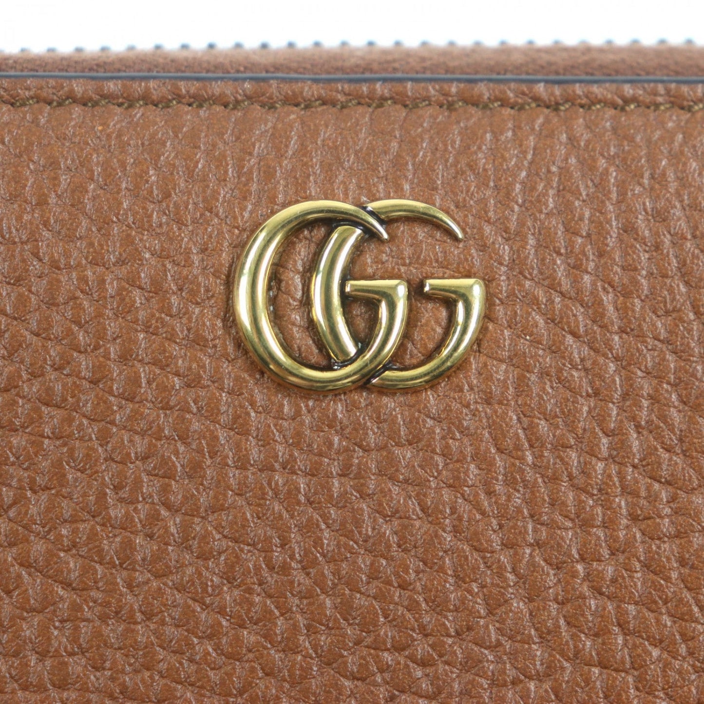 GUCCI Long Wallet Purse 739499 leather Brown Bamboo