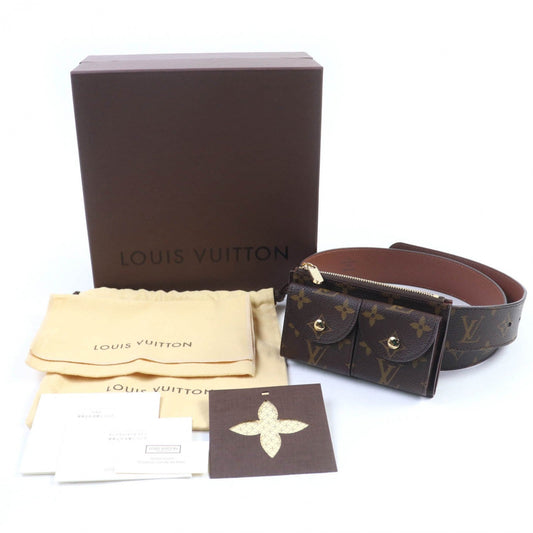 LOUIS VUITTON Pouch M9836 Monogram canvas Brown Santur Pochette Duo Bag 90/36