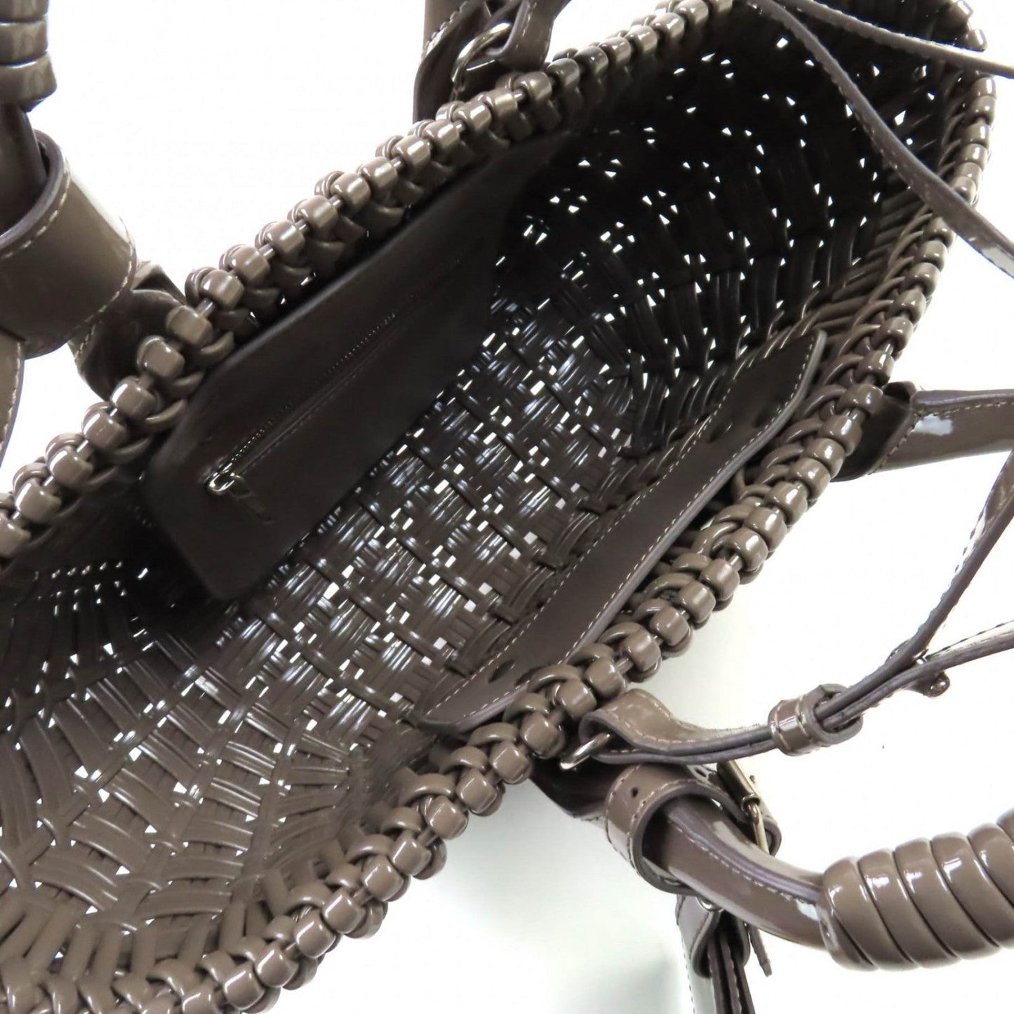 BALENCIAGA Handbag 671342 ー Gray type Bistro XS