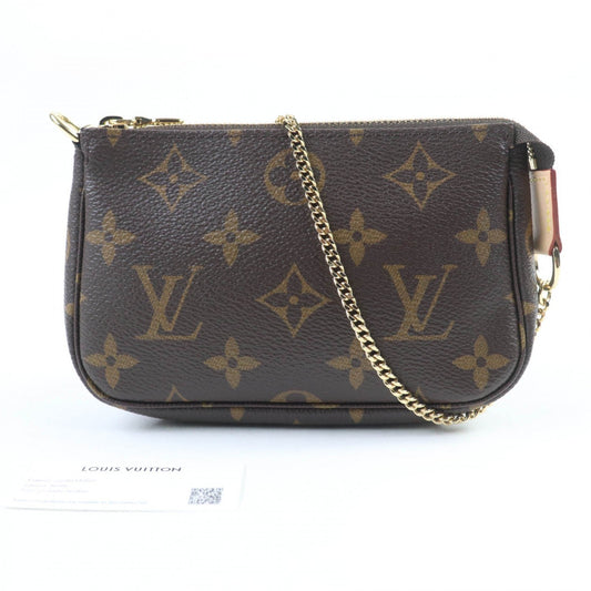LOUIS VUITTON Accessory pouch M58009 Monogram canvas Brown Mini Pochette Accessoires