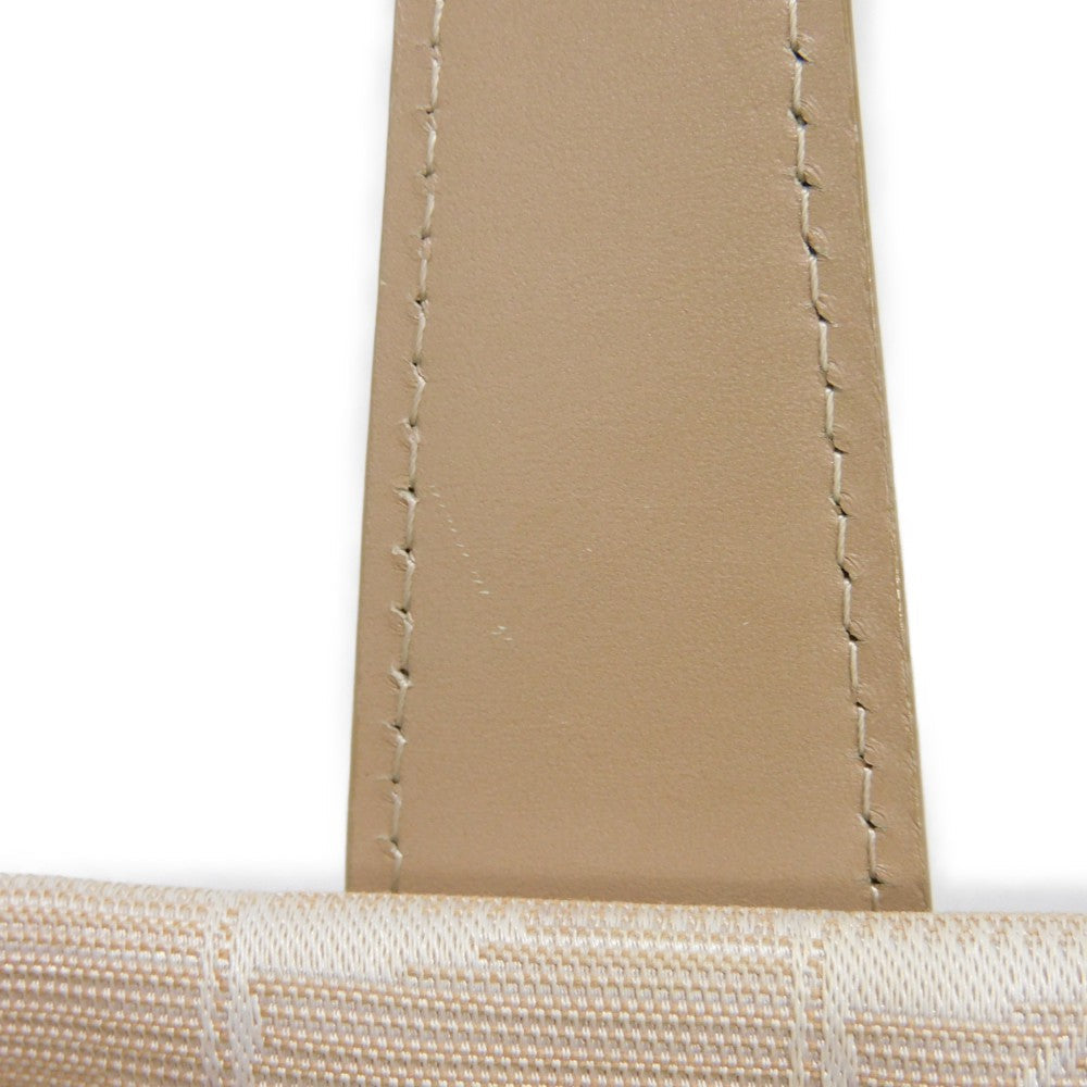 CHANEL Tote Bag A20457 Nylon jacquard x calfskin beige CC Mark Nylon Jacquard Calfskin 8th Series COCO Mark New Travel Line Tote PM unisex(Unisex) Used Authentic
