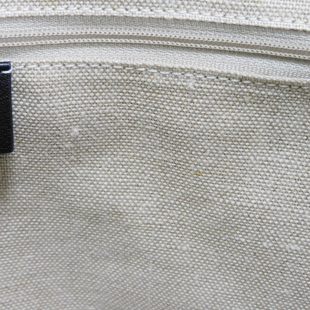 GUCCI Tote Bag 449647 BMJ1G 1000 GG striped leather black logo embossed patch shoulder bag Micro GG Shima gucci sima tote mens Used Authentic