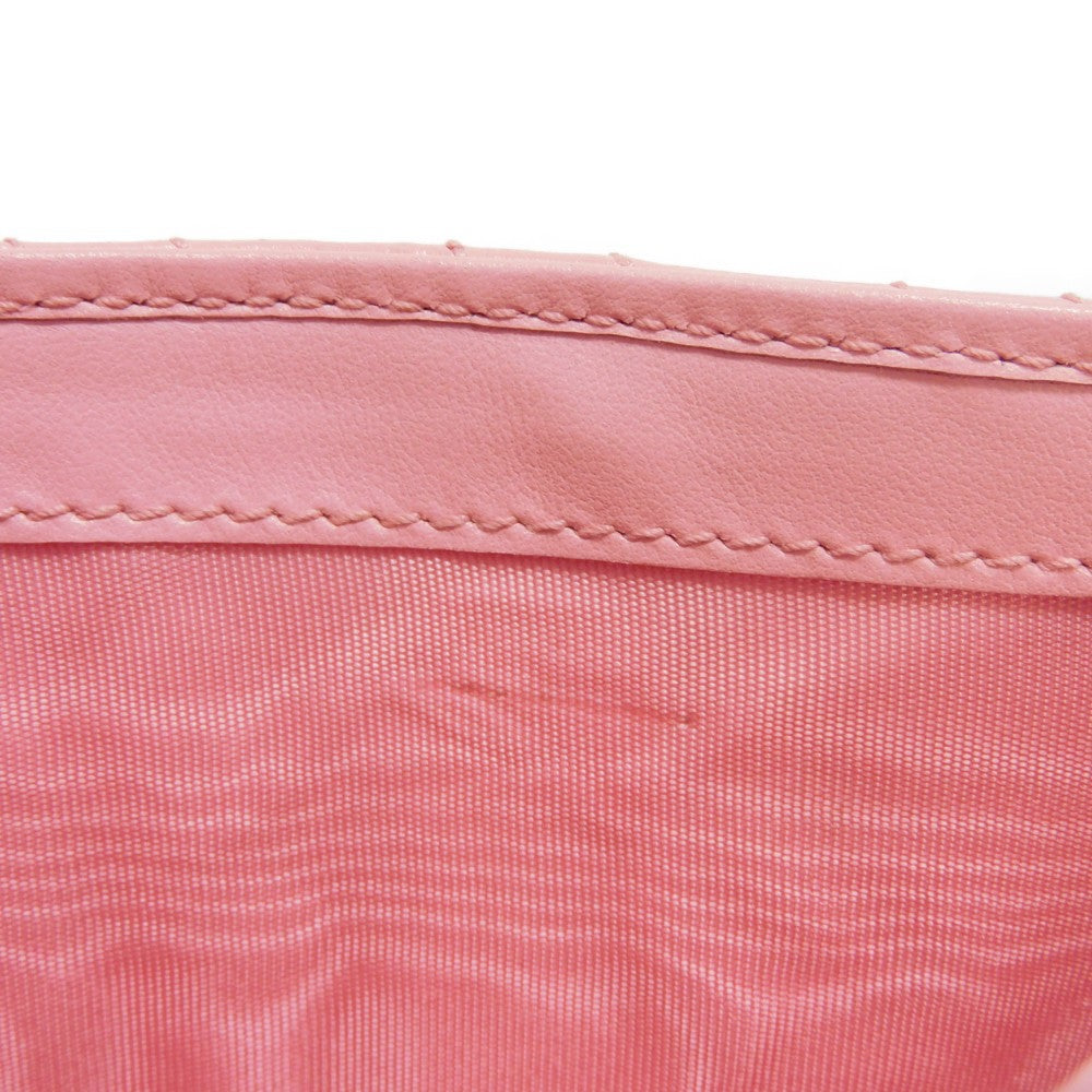 GUCCI Bifold Wallet 625693 DTD1T 5815 Calf leather Wild rose Chevron, in good condition GG Marmont Quilted Compact Chain Wallet Women Used Authentic