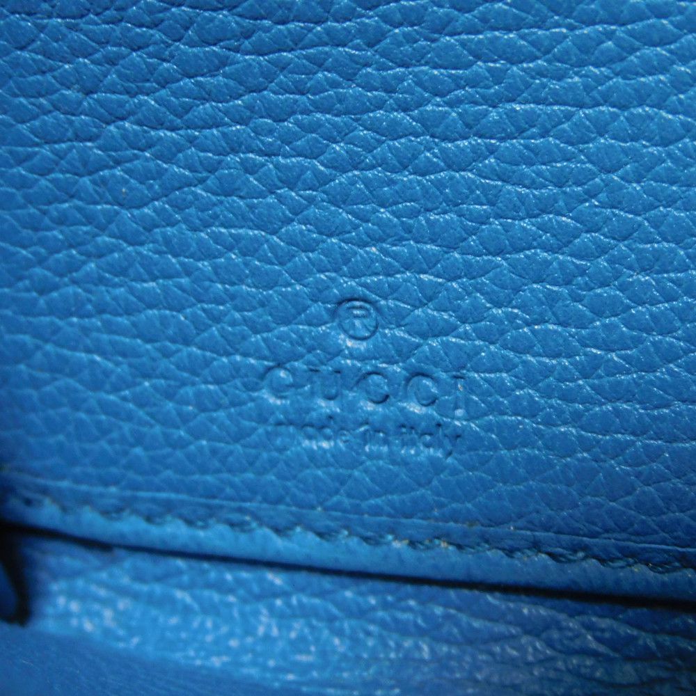 GUCCI Long Wallet Purse 658691 0E8IG 4432 Grain calf leather (embossed) black Calfskin Bicolor Long Zip Wallet Logo embossing Embossed logo mens(Unisex) Used Authentic
