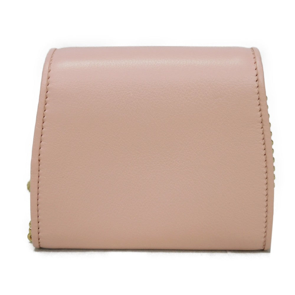 GUCCI Bifold Wallet 725219 UXX0G 6910 Smooth Rubbed pink 2WAY Unused Interlocking G Blondie Medium Chain Wallet Women Used Authentic
