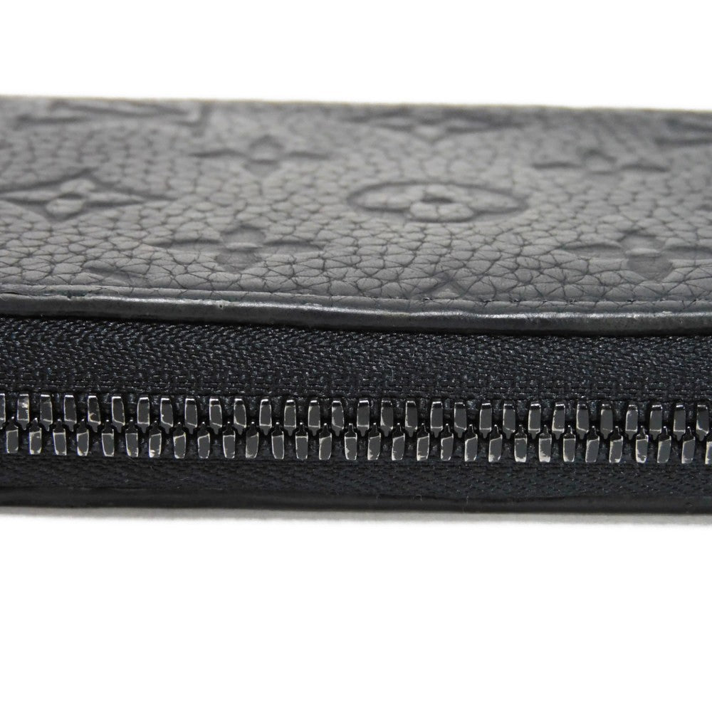 LOUIS VUITTON Long Wallet Purse M69047 Taurillon Clemence leather (monogram embossed) black New Zip Around Current Monogram Zippy Wallet Vertical mens Used Authentic