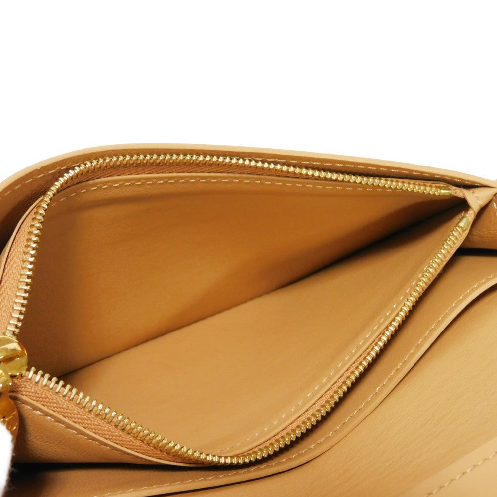LOUIS VUITTON Long Wallet Purse M81330 Taurillon Clemence leather (embossed) Noir Taurillon Clemence LV vertical wallet