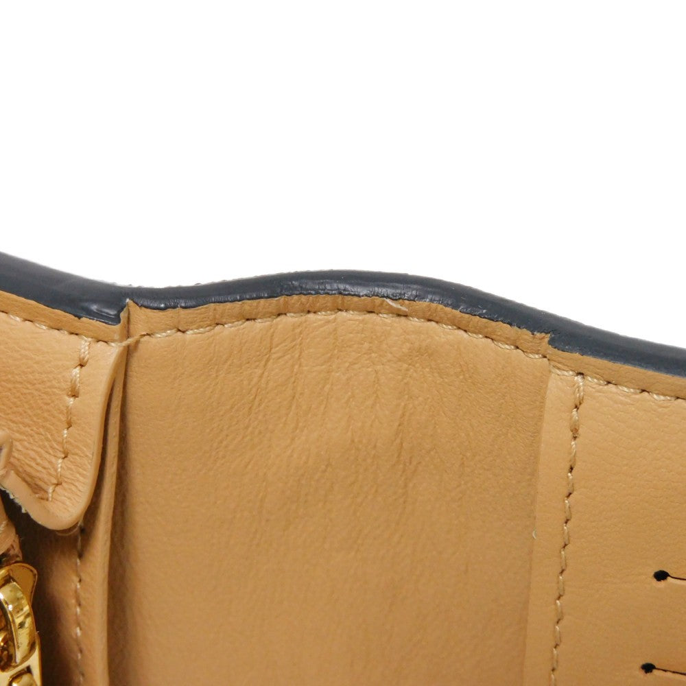 LOUIS VUITTON Long Wallet Purse M81330 Taurillon Clemence leather (embossed) Noir Taurillon Clemence LV vertical wallet