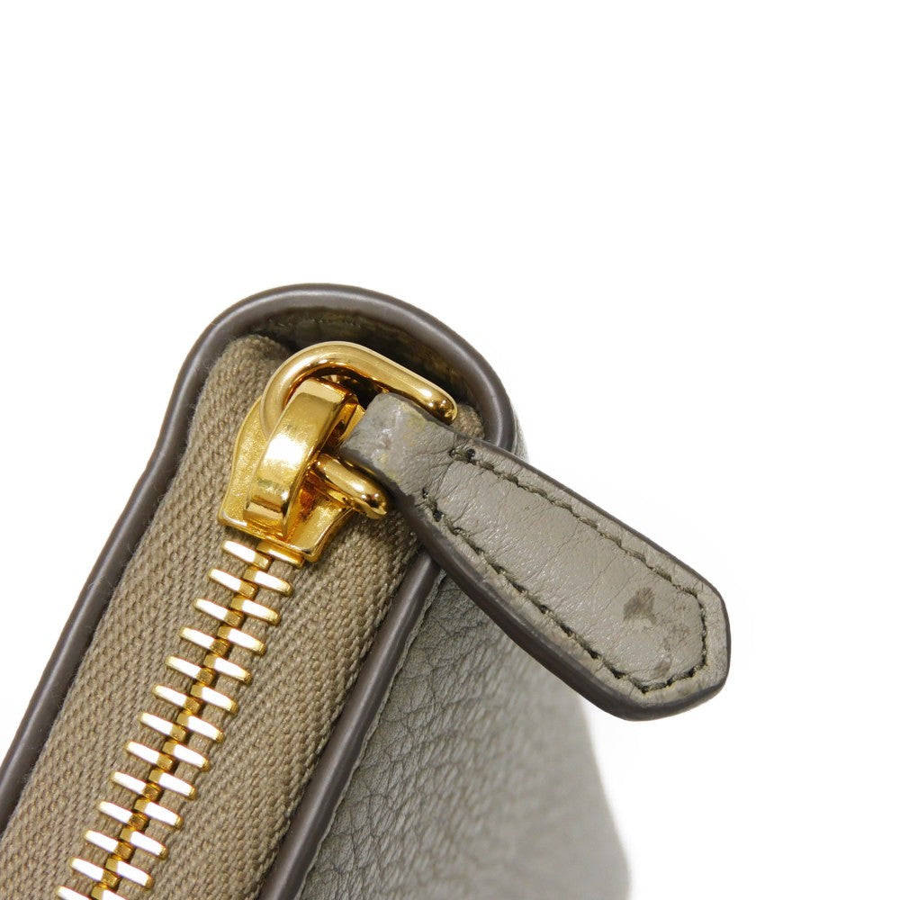 PRADA Long Wallet Purse 1ML506 2BG5 F01OV Calf leather (embossed) Alzira x Cipria Aljira Cipria Zip Around RFID Unused logo Dyno Color Zip Around Wallet Women Used Authentic