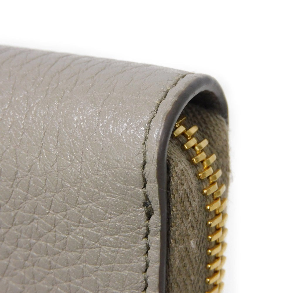 PRADA Long Wallet Purse 1ML506 2BG5 F01OV Calf leather (embossed) Alzira x Cipria Aljira Cipria Zip Around RFID Unused logo Dyno Color Zip Around Wallet Women Used Authentic