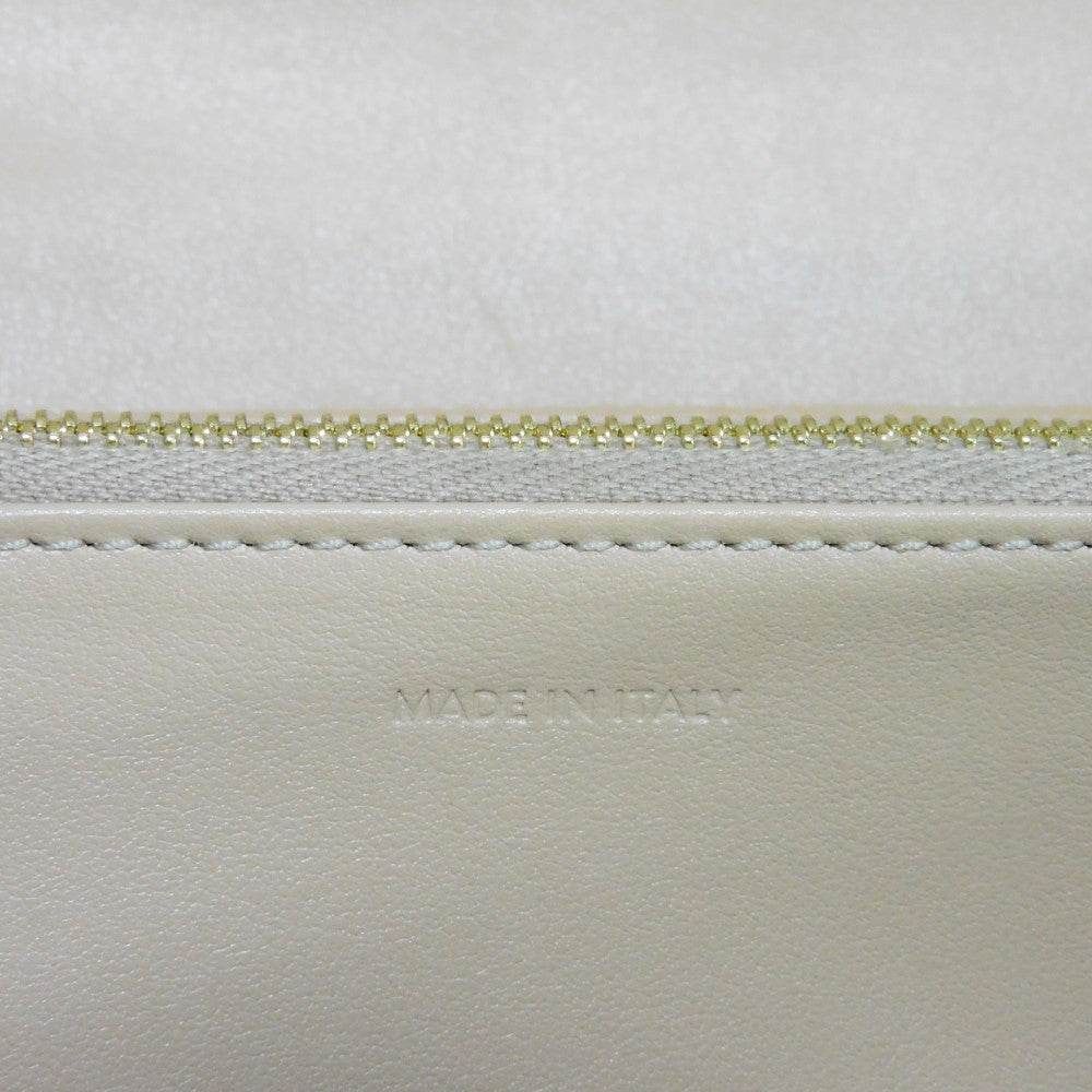 CELINE Long Wallet Purse 10B563BEL.03ND Grained calfskin (embossed) beige Foil Stamped Grain Calfskin Beige Bifold Wallet Long Wallet New logo Large flap wallet mens(Unisex) Used Authentic