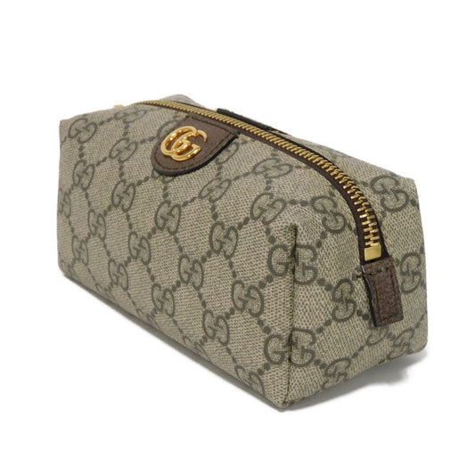 GUCCI Pouch 548394 K5I5G 8358 GG Supreme canvas (polyurethane processing) beige GG Supreme Ophidia Cosmetic Case