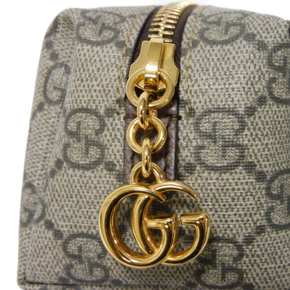 GUCCI Pouch 548394 K5I5G 8358 GG Supreme canvas (polyurethane processing) beige GG Supreme Ophidia Cosmetic Case