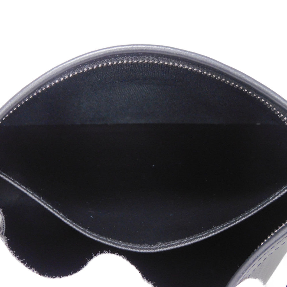 LOUIS VUITTON Clutch bag M81326 Epi leather x grain leather Noir LV logo black business bag RFID IC chip Epi Pochette Voyage MM mens Used Authentic