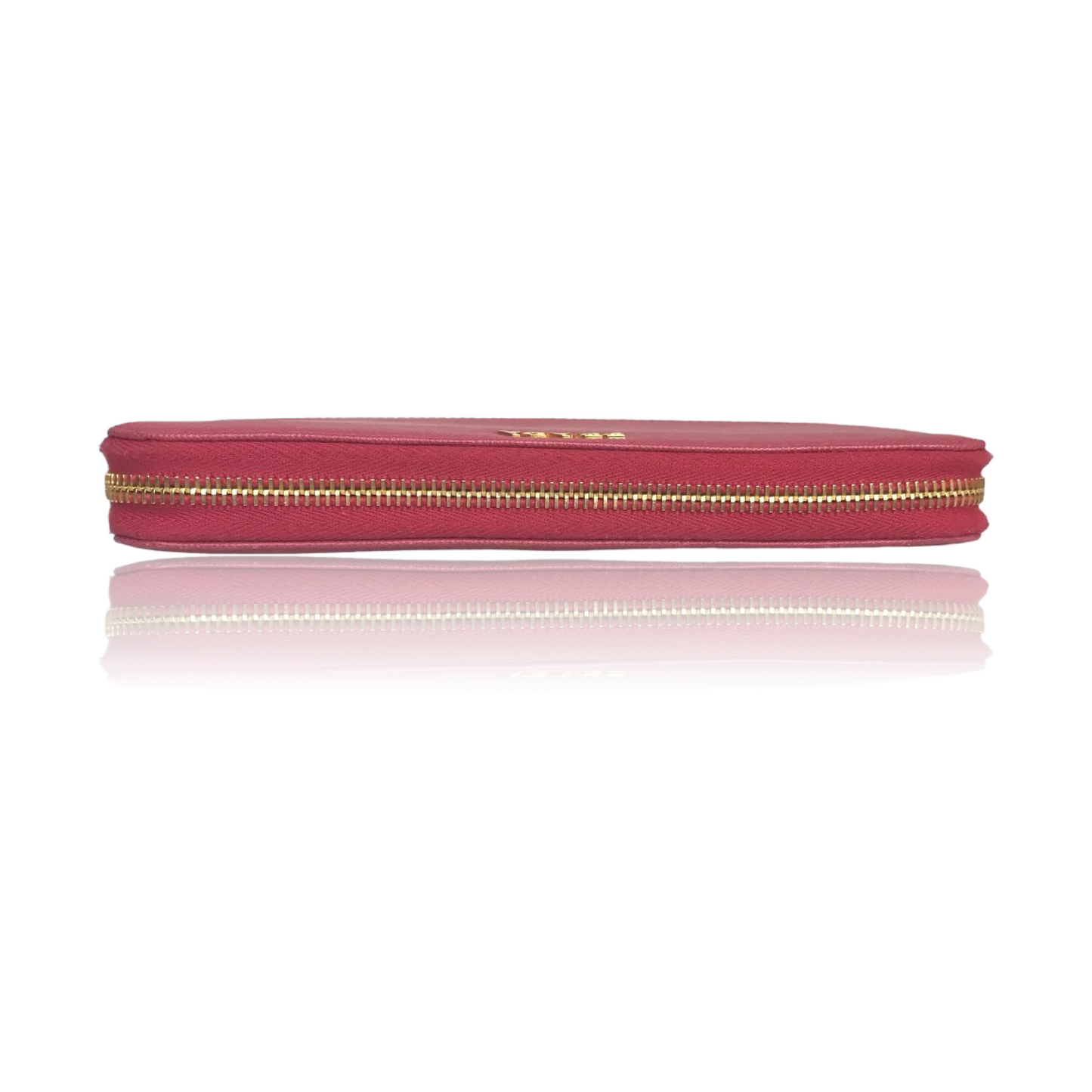 PRADA SAFFIANO ROUND ZIP WALLET
