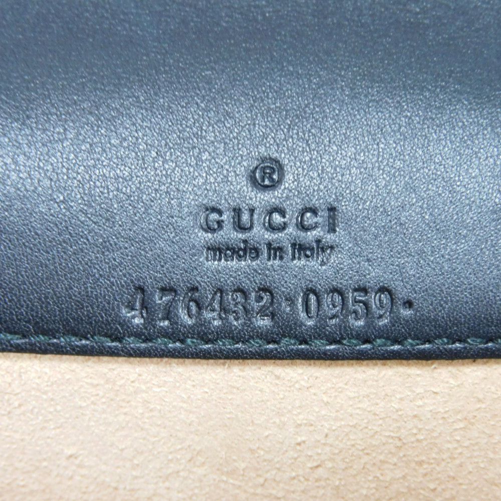 GUCCI Shoulder Bag 476432 9TIBN 4264 Velvet x Patent Leather x Calf Leather blue Tiger Head Crystal Good Condition GG velvet Dionysus Super Mini Bag Women Used Authentic