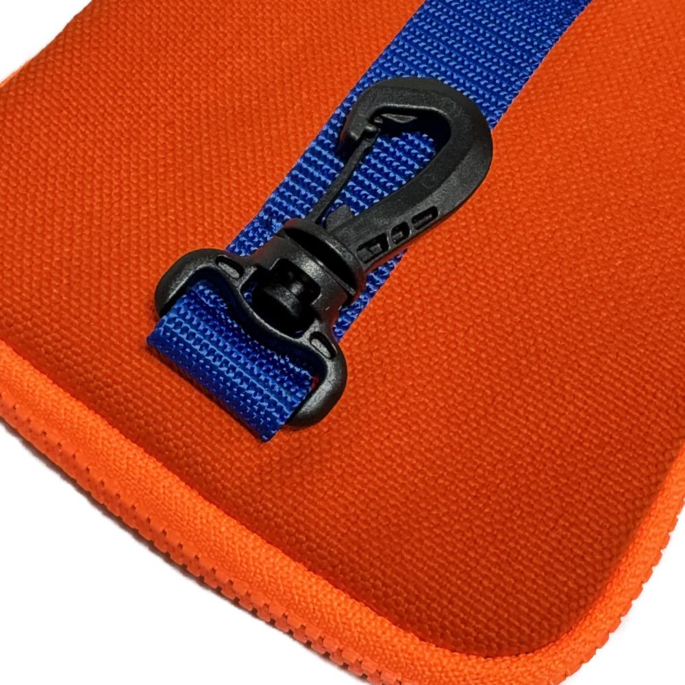 LOEWE Shoulder Bag 101.50.V41 polyester Orange Cotton Neck Strap Pouch Unused logo i Nature Phone Holder mens Used Authentic