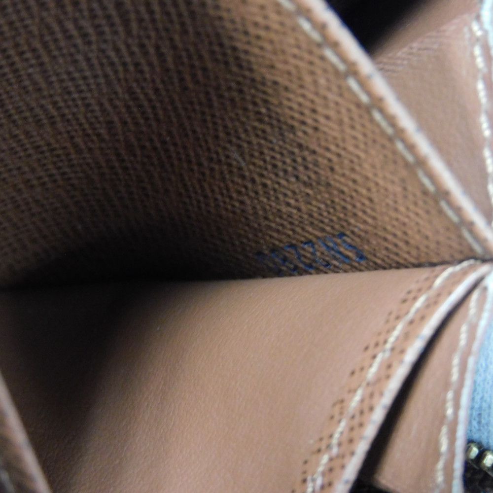LOUIS VUITTON Coin case M60067 Monogram canvas x grain leather Marron Monogram Zip around purse
