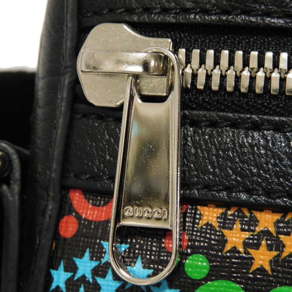 GUCCI Shoulder Bag 598103 H20AN 1058 GG psychedelic canvas x calf leather (embossed) multicolor GG psychedelic Mini messenger bag