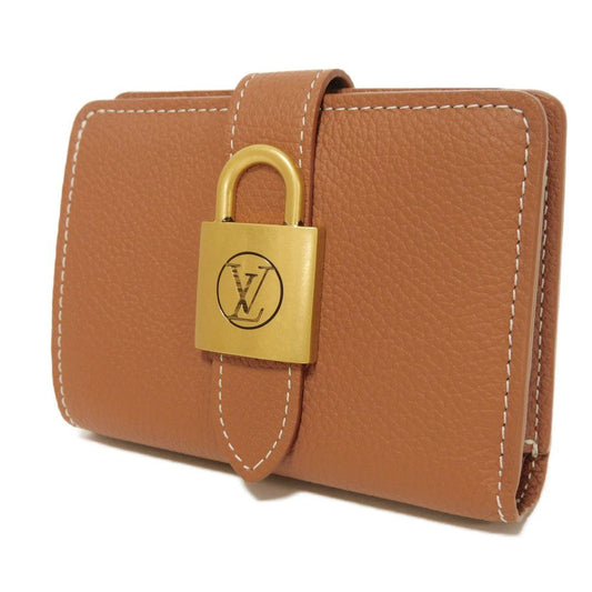 LOUIS VUITTON Bifold Wallet M12148 Calf leather cognac Current Padlock Brown RFID Unused LV circle Portefeuille Lowkey Compact unisex(Unisex) Used Authentic