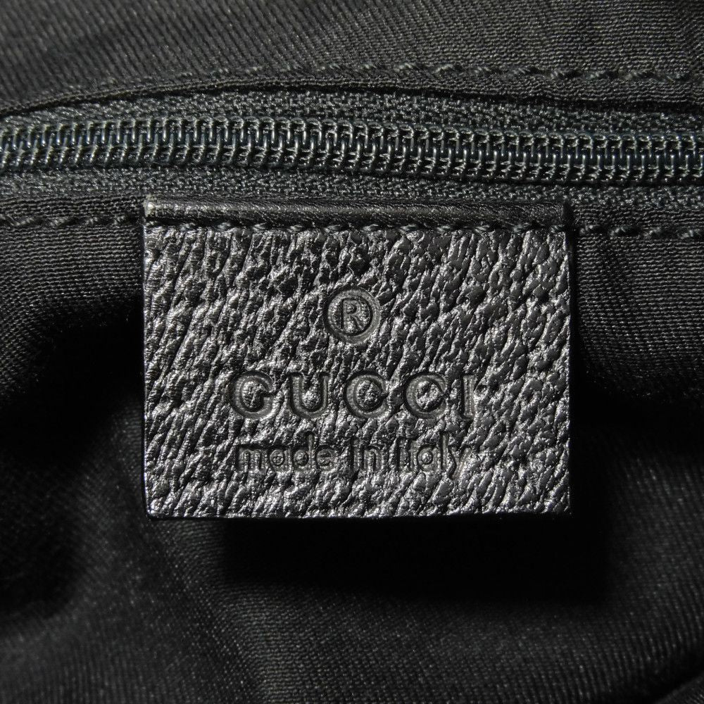 GUCCI Tote Bag 130736 GG canvas x calf leather black GG canvas Abby Tote