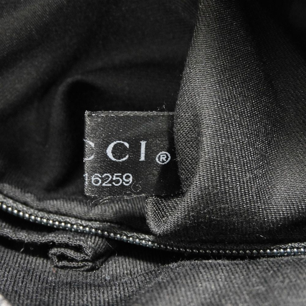 GUCCI Tote Bag 130736 GG canvas x calf leather black GG canvas Abby Tote