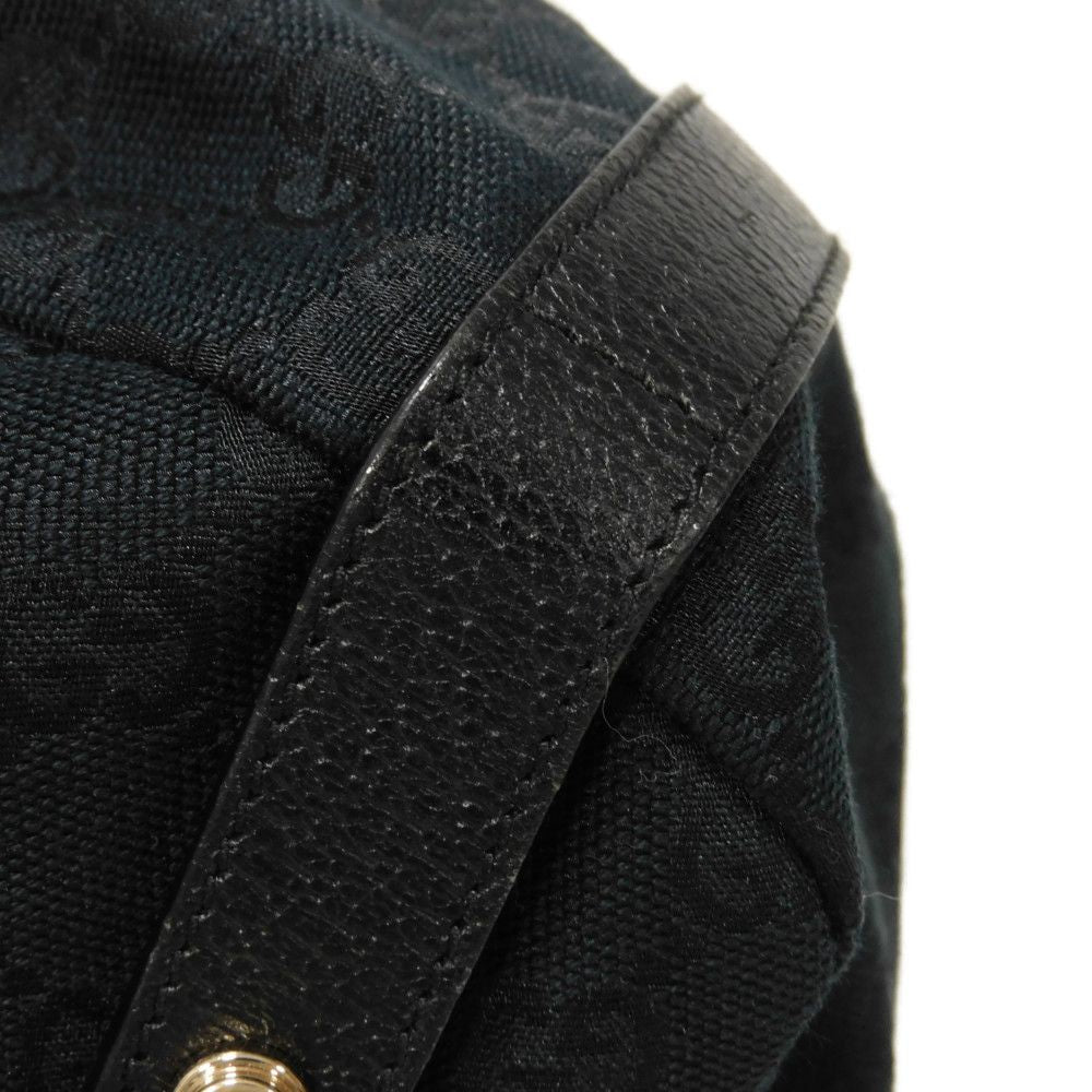 GUCCI Tote Bag 130736 GG canvas x calf leather black GG canvas Abby Tote