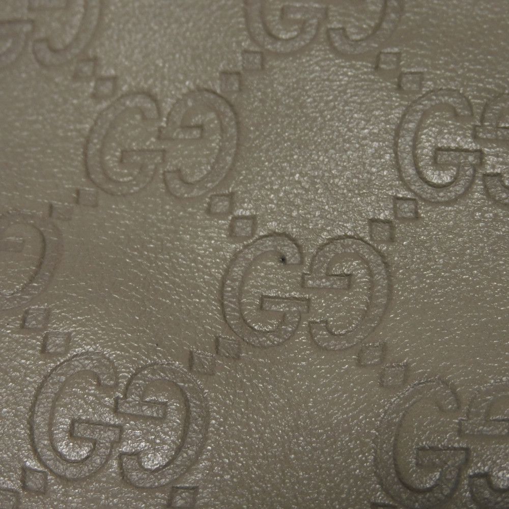 GUCCI Tote Bag 269953 Calf leather (embossed) gray GG Shima Guccissima Scarlet Tote