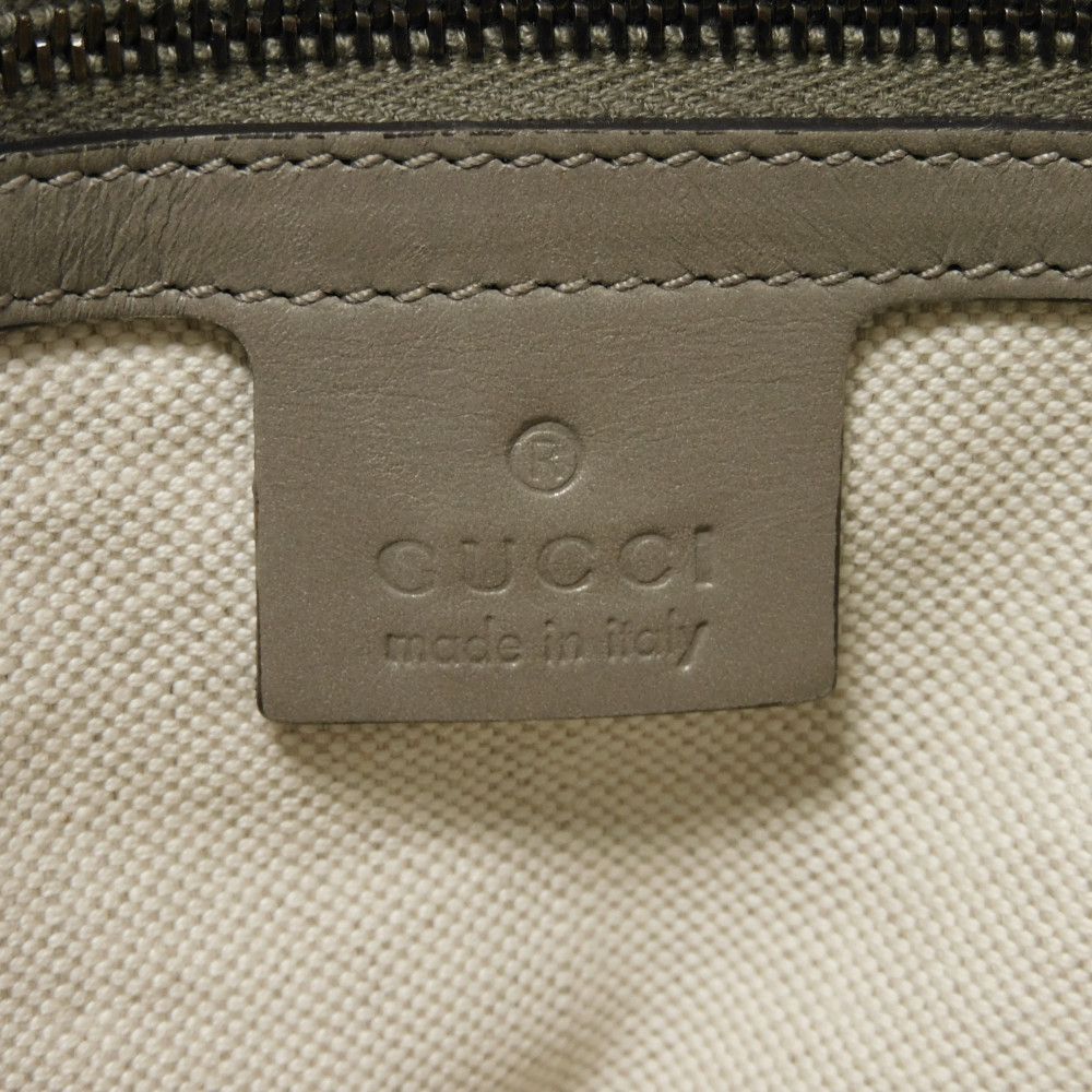GUCCI Tote Bag 269953 Calf leather (embossed) gray GG Shima Guccissima Scarlet Tote