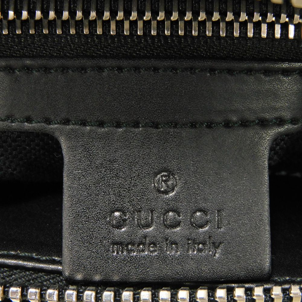 GUCCI Shoulder Bag 474137 K5RLN 1095 GG Supreme canvas (polyurethane processing) x Calfskin leather black Logo embossing GG Supreme Messenger Bag